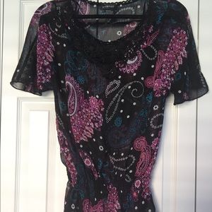 🌟5/$25🌟RAMPAGE Floral Summer Tunic